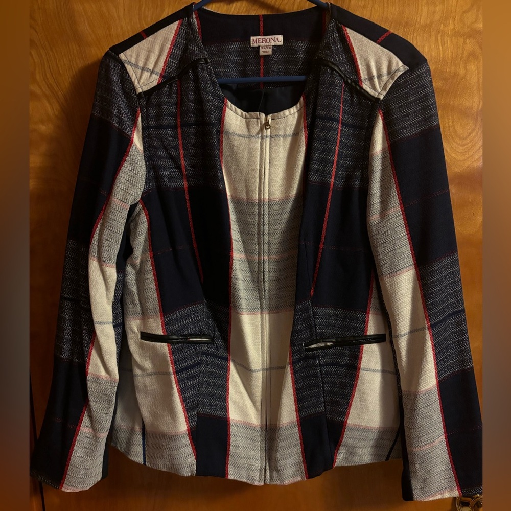 Plaid blazer